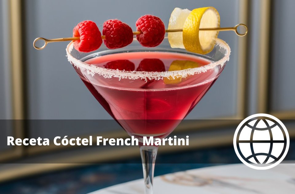 Receta Cóctel French Martini